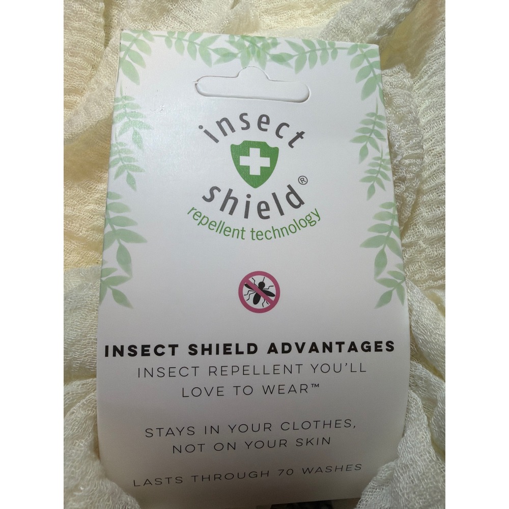 Hadley Wren Ivory Classic Insect Shield Scarf Repellent Apparel ISS177-IVR NWT - Picture 5 of 5